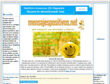 Tablet Screenshot of mensajespositivos.net